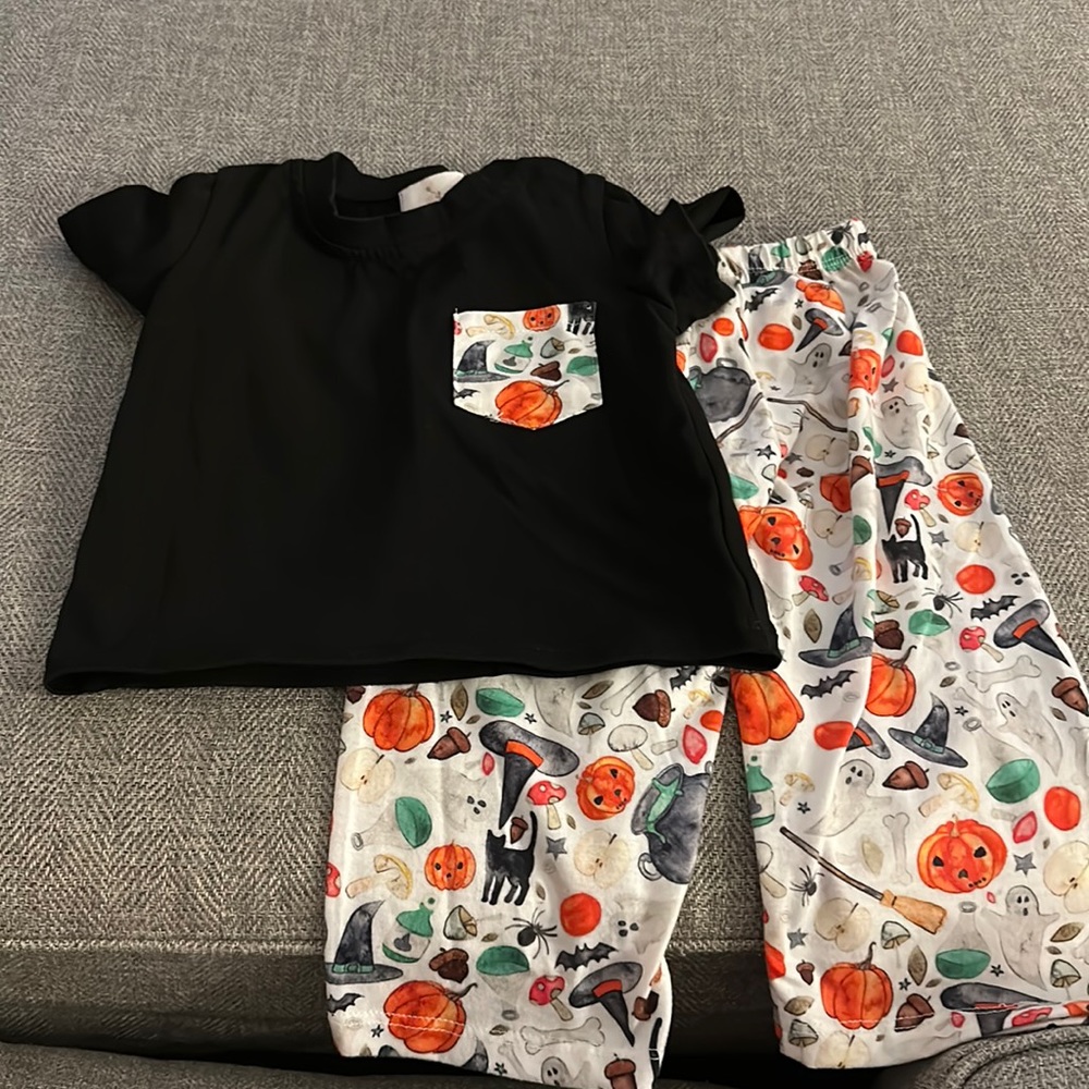 Halloween Pants Set - 2t